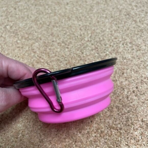 Collapsible Dog Pet Folding Silicone Travel Bowl​ - Picture 11 of 12